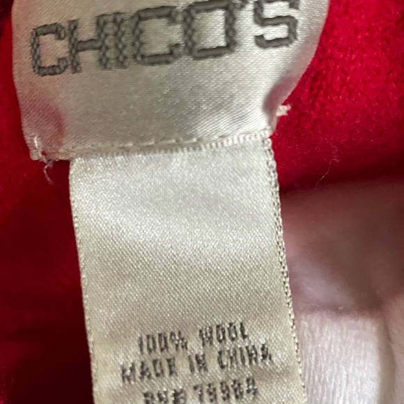 Christmas Red Wool Blazer - Picture 3 of 3